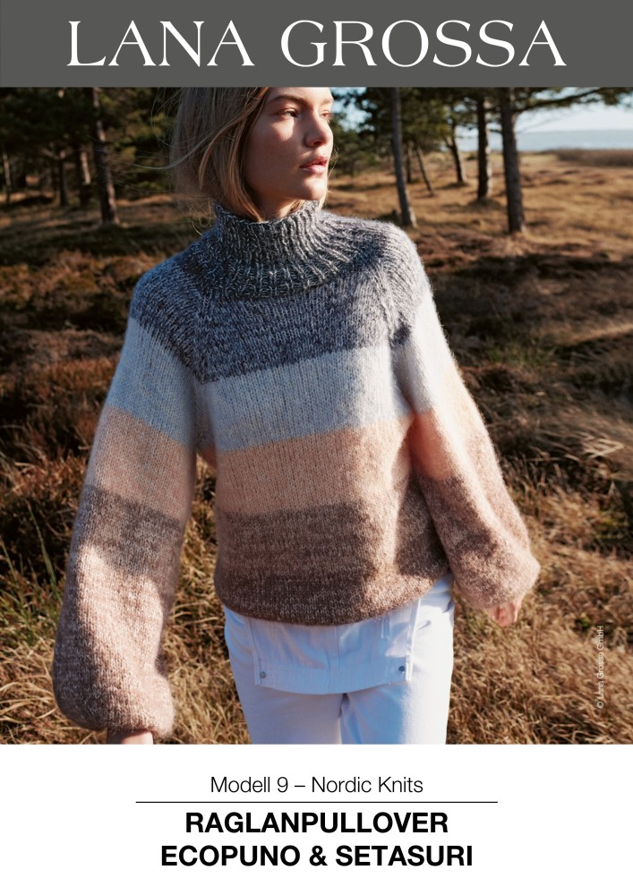 Raglanpullover Von Unten Stricken Anleitung Kostenlos Lana Grossa Strickanleitung kostenlos Raglanpullover (Ecopuno;Setasuri