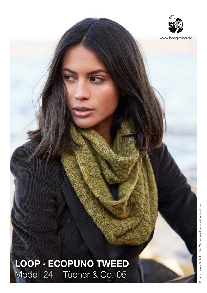 Lana Grossa Strickanleitung gratis Loop (Ecopuno Tweed) Woolanda
